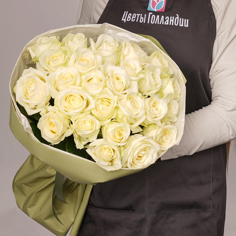 Букет из 25 роз Аваланч 50 см фото