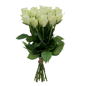 Букет из белых роз «Атена»