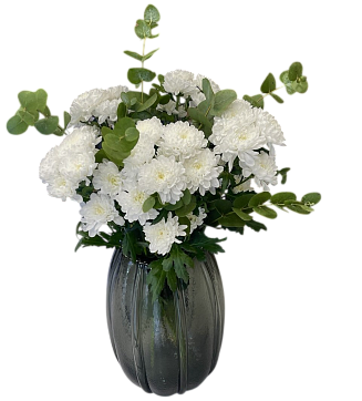 Хризантема Алтай и Эвкалипт