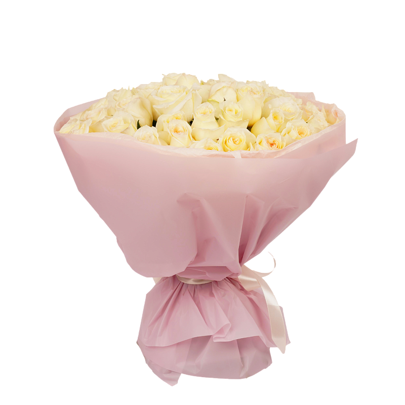 Букет из 51 розы Кендлайт Э 50 см фото