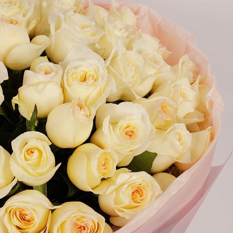 Букет из 51 розы Кендлайт Э 50 см фото